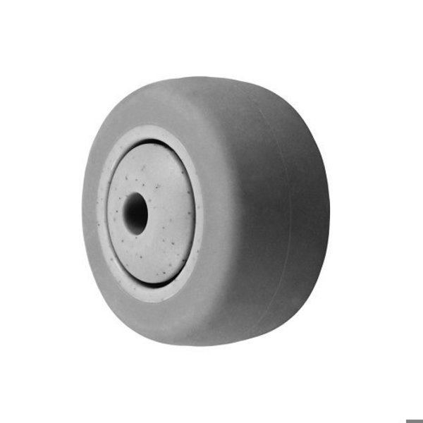 Durastar Wheel; 2.5X1.25 Duratek Rubber; 3/8 Precision Ball Bearing; Thread Gua 2514PPR35X